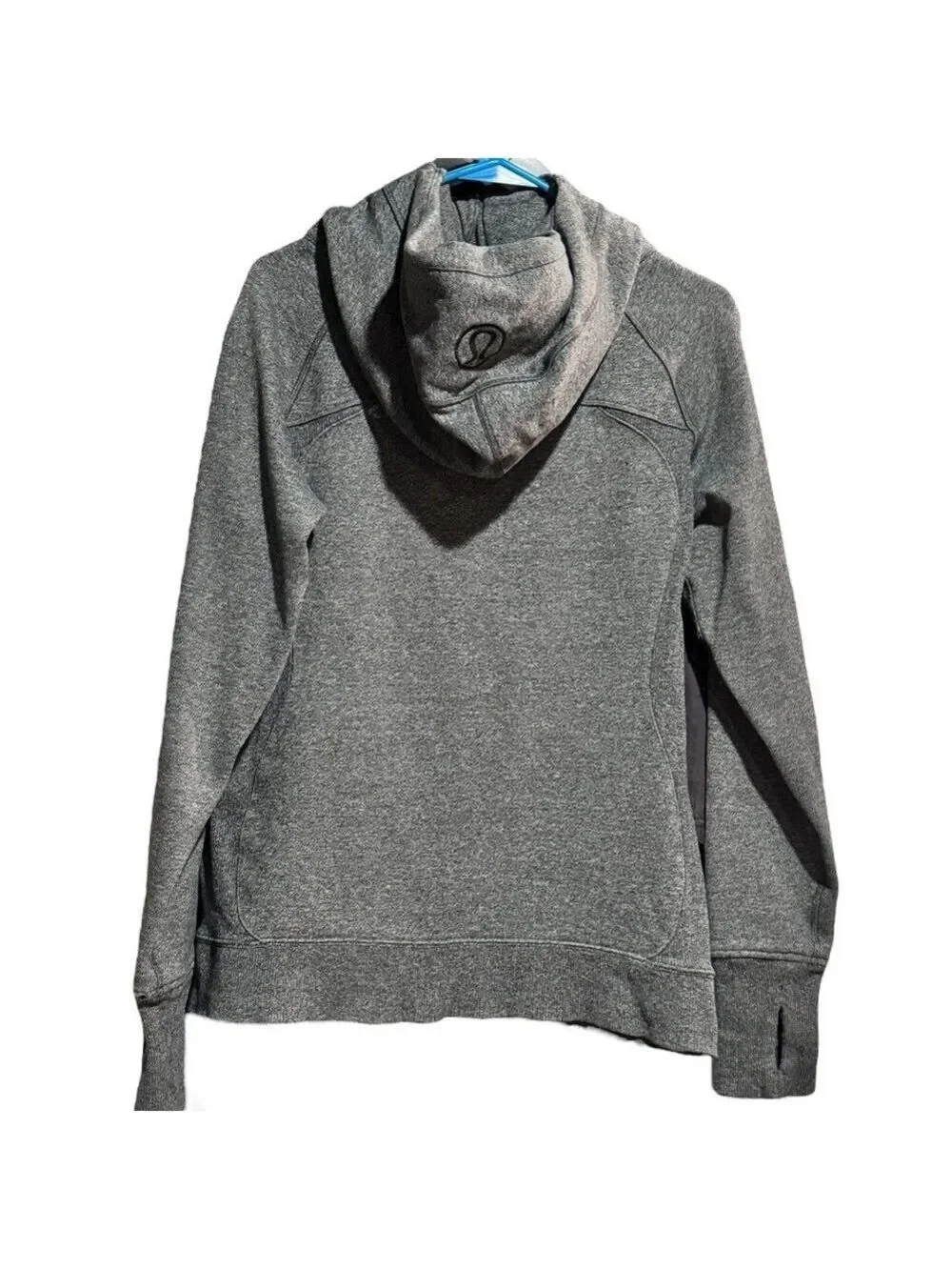 Lululemon Scuba Full Zip Hoodie Heather Gray Women's Size 10